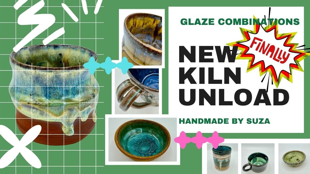 Снова в студии! Открытие печи и новые эксперименты с глазурью.