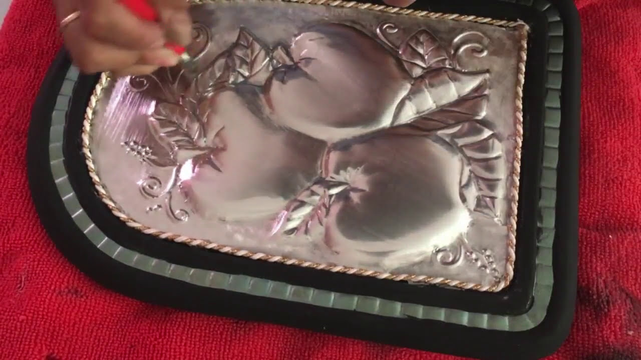 REPUJADO CON CERAMICA / BIZCOCHO #repujado