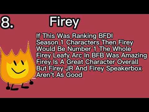 My 10 BFDI Characters That Got Better