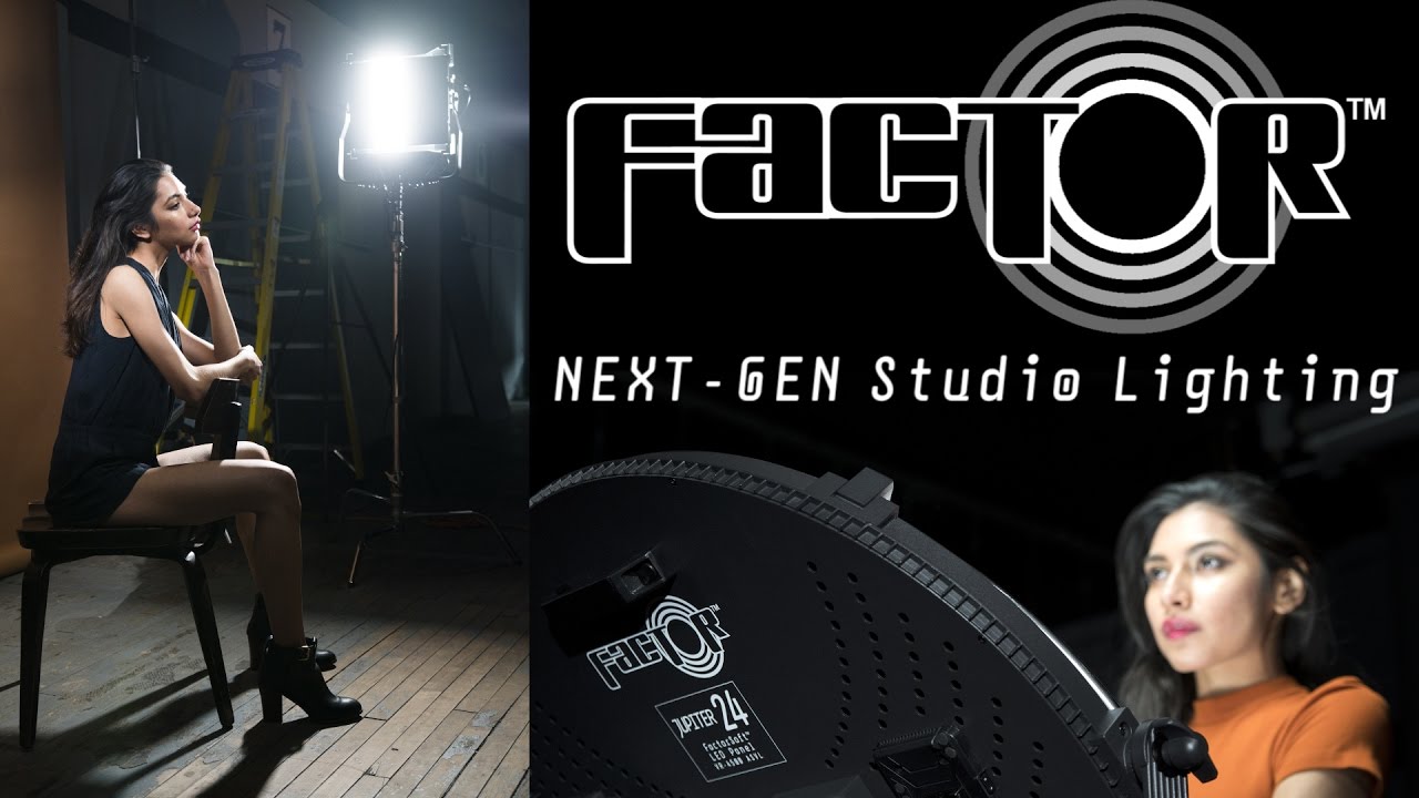 FACTOR LED Lights Powerful NEXTGEN Studio Lighting YouTube