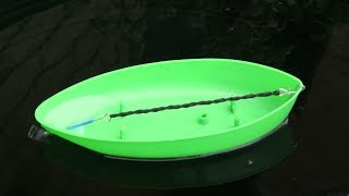 Put a rubber band on it #0281 Poundland toy boat conversion