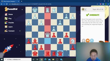 How to beat chesskid lessons! Tactics: Discovered Attacks & Double Checks