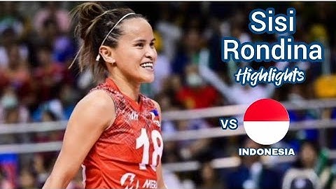 Sisi Rondina Highlights vs Indonesia | SEA V-League 2024 2nd Leg