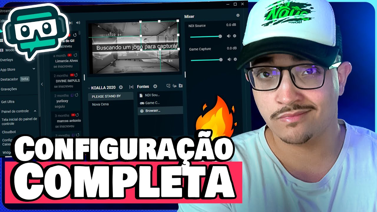Como CONFIGURAR o Streamlabs para LIVE no YouTube e Twitch (Tutorial 2025)