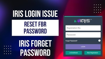 How to Reset IRIS FBR Password Easy Method (Latest Update) #FBRPasswordReset #FBRLogin #IRISFBR
