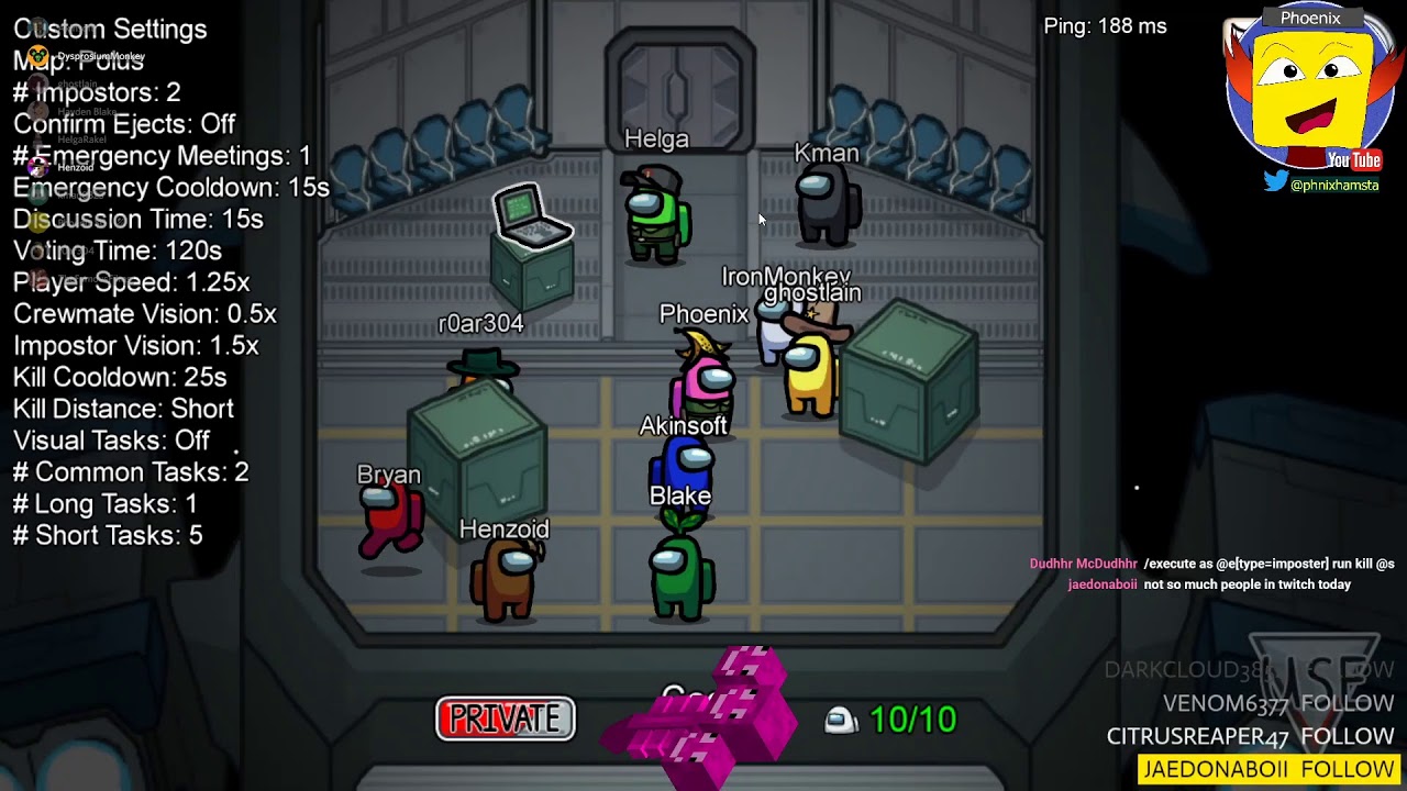 LIVE // Minecraft + Among Us - ‎