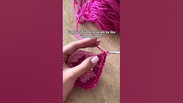 Crochet tutorials be like “beginner friendly” 🤡 #crochet #crocheting #crochettutorial #handmade