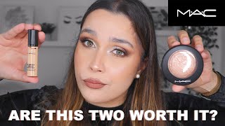REVIEW MAC MAKEUP PRODUCTS | Pro Longwear Concealer and Soft and Gentle Highlighter | Are they good?