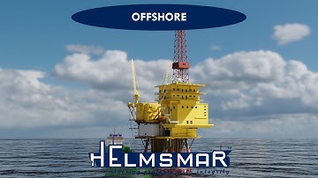 FIXED STRUCTURES | JACKET PLATFORM | OFFSHORE HELMSMAR | TECHNICAL ANIMATION