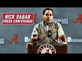 Nick Saban discusses putting on pads for the first time this season