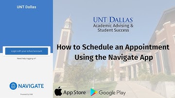 How to Schedule an Appointment Using the Navigate App