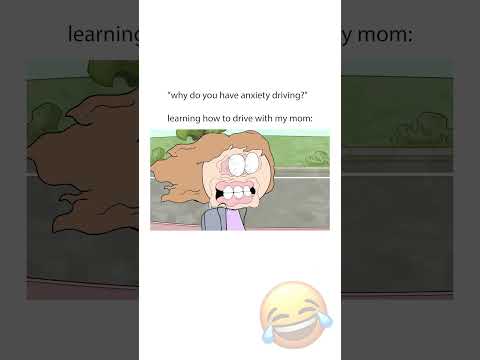 Driving with your mom is a survival game #animatedcomedy #ytshorts #cartoon #cartoonshort #animation