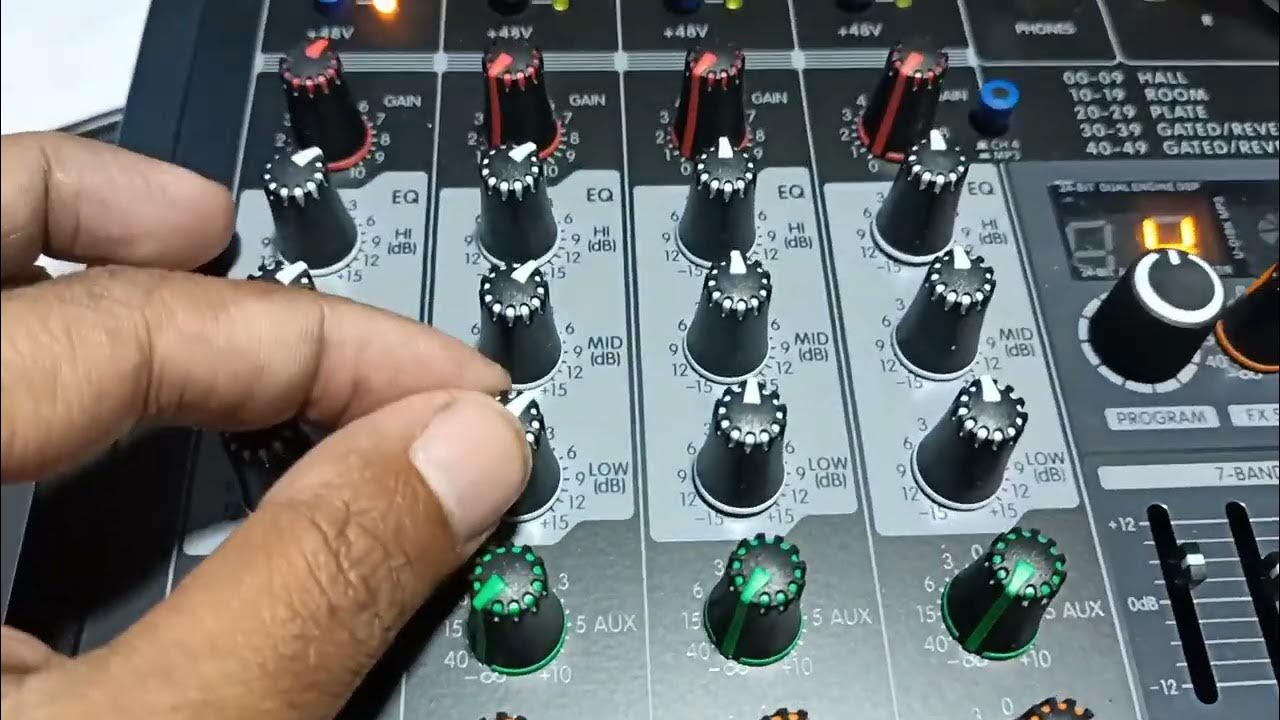 seting mixer ashley 404i untuk karaoke YouTube