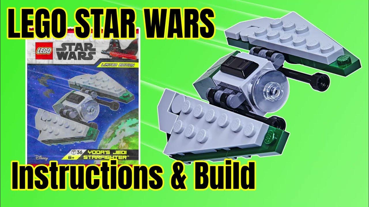 Lego 912312 Instructions Yoda's Jedi Starfighter legostarwars YouTube