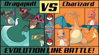 DRAGAPULT vs CHARIZARD - Evolution Line Battle