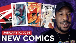 NEW COMIC BOOK DAY 1/10/24 | ULTIMATE SPIDER-MAN #1, SABRETOOTH WAR, ACTION COMICS #1061
