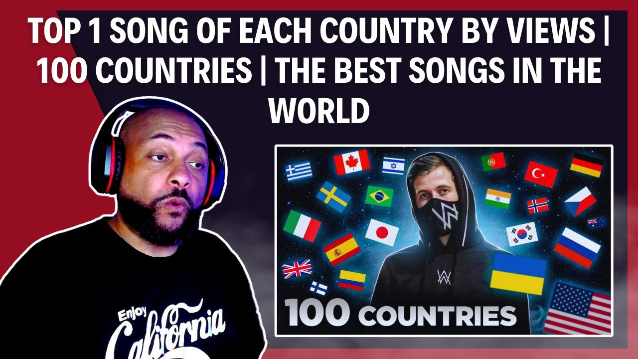 ПЕРВАЯ РЕАКЦИЯ НА | ЛУЧШАЯ ПЕСНЯ КАЖДОЙ СТРАНЫ ПО КОЛИЧЕСТВУ ПРОСМОТРОВ | 100 СТРАН