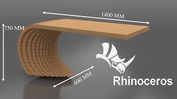 Rhino Tutorial | Furniture Design - Parametric Desk Modeling