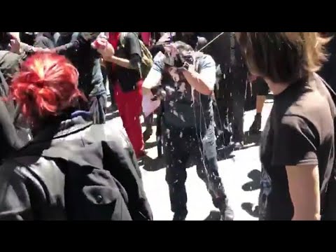 Antifa Mob Viciously Assaults Journalist Andy Ngo at Portland Rally