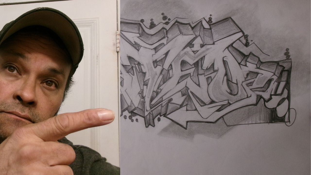 Как рисовать граффити в стиле Wildstyle: техники рисования букв, имя Матео.