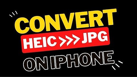 SOLVED! How to convert HEIC file to JPG on iPhone EASY! no software