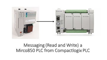 Messaging a Micro850 from Compactlogix PLC