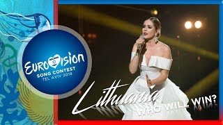 Eurovision 2019 - Lithuania [Nacionaline Atranka] - Grand-Final TOP8 out of 500+ TOPS