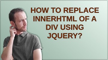 How to replace innerHTML of a div using jQuery?