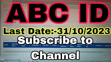 How To Create ABC ID in UUCMS Student Portal Academic Bank Credit  Generate #ABCID.UUCMS #Digilocker