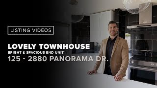 BRIGHT END UNIT TOWNHOUSE IN WESTWOOD PLATEAU FOR SALE, JUST SOLD! 125-2880 PANORAMA DRIVE COQUITLAM