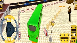 Bus Parking 3D Simulator - Best Android Gameplay Level 17-19 screenshot 3