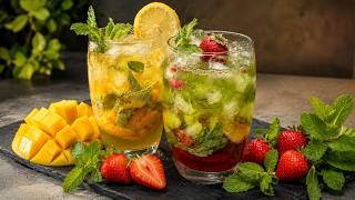 Summer Special Mojito Recipes 🍹 | Refreshing Mango Mojito & Strawberry Mojito | Easy Summer Drinks screenshot 3