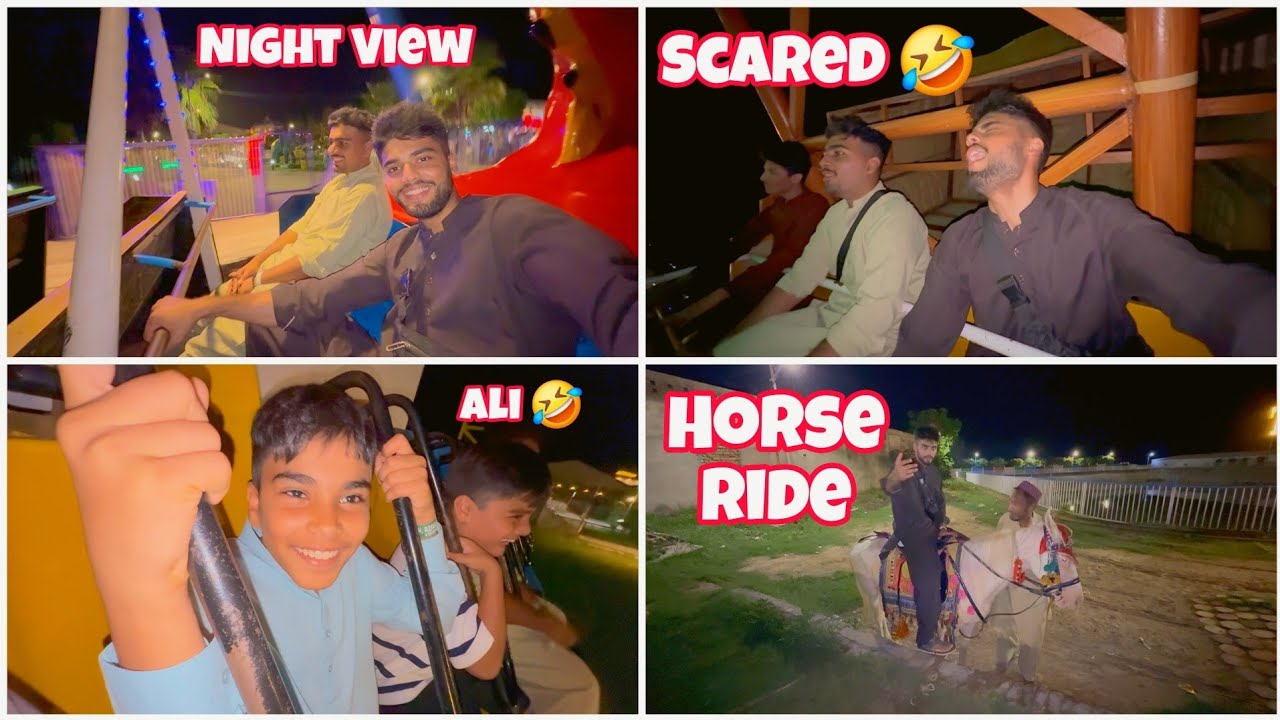 Ch Azam Theme Park 😍🇵🇰 [ So Much Fun 🤣 ] Night View 🌙 - Hamzah Vlogs ...