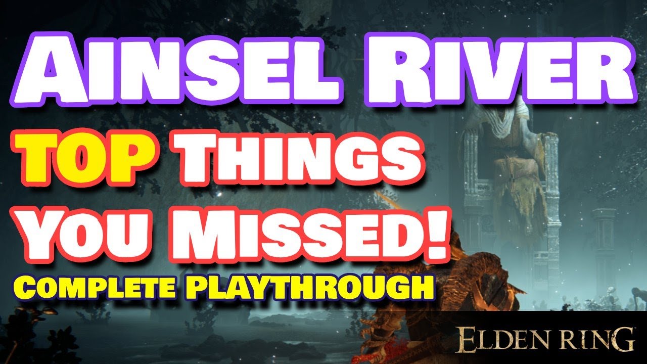 The Top Things You Missed In AINSEL RIVER! - Elden Ring
