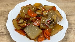 곤약간장조림 만들기 . 쫀득쫀득 맛있는 다이어트반찬 . 저칼로리