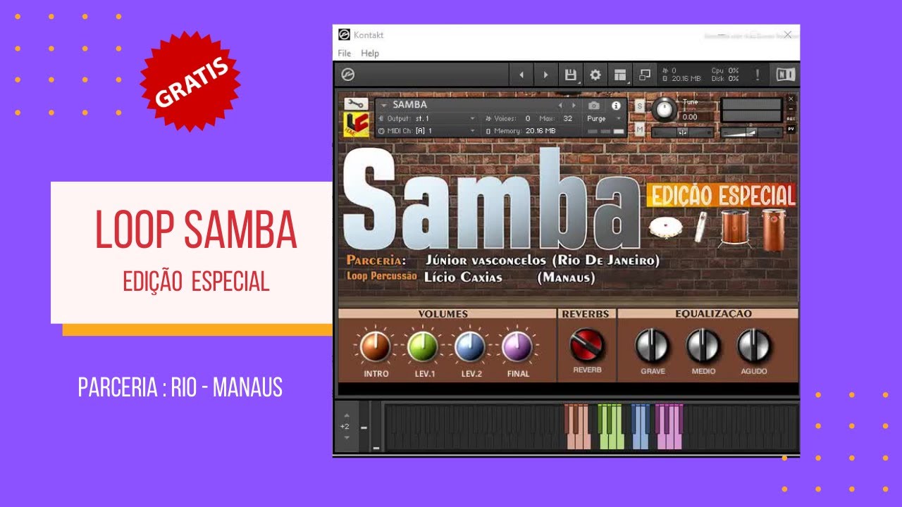 loop samba (edição especial) grátis (parceria Rio-Manaus)