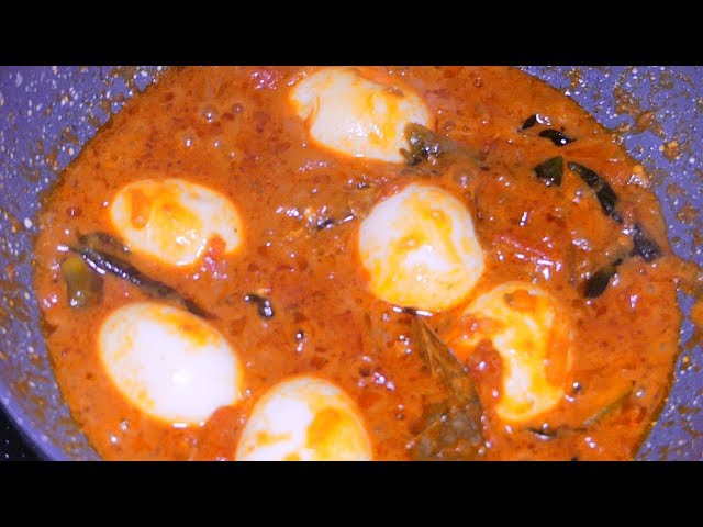EGG CURRY MAKING FOR INDIAN FLAT BREAD | SIDE DISH FOR PURI AND CHAPATHI