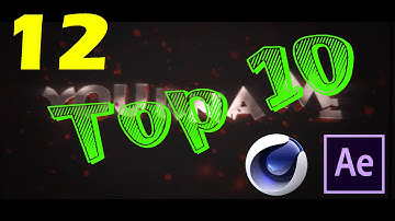 Top 10 Best Intro Templates #12 Cinema4D,After Effects + Free Download