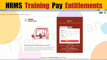 HRMS Bihar Training | #hrms #bihar