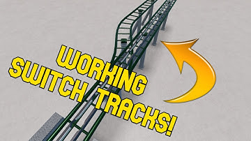 How to create working switch tracks in Theme Park Tycoon 2! (No Glitches or Editing!) | Tutorial
