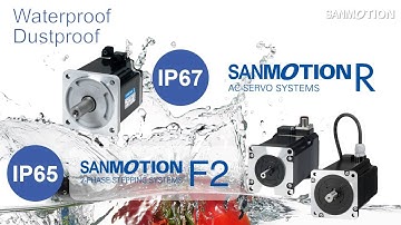 IP65 & 67   SANMOTION Waterproof & Dustproof Motor