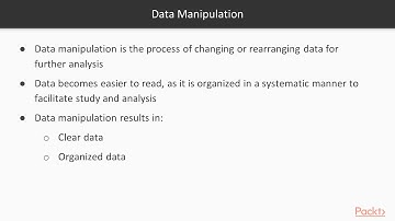 SAS in Practice: What is Data Manipulation? |packtpub.com