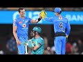 Watch the gripping final-over duel between Worrall, Peirson | KFC BBL|10