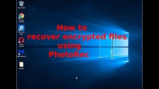 How to recover encrypted files using PhotoRec screenshot 4