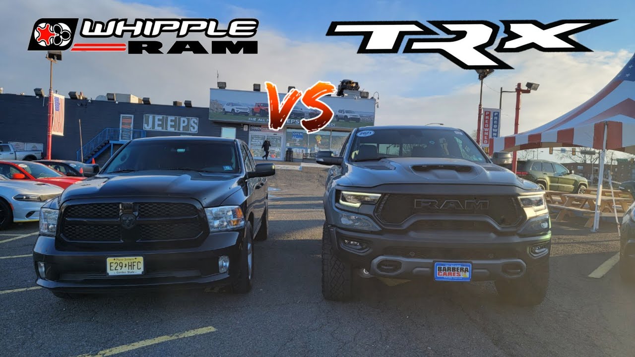 Can the NEW 2021 Ram TRX beat my Whipple supercharged Ram 060? LET'S