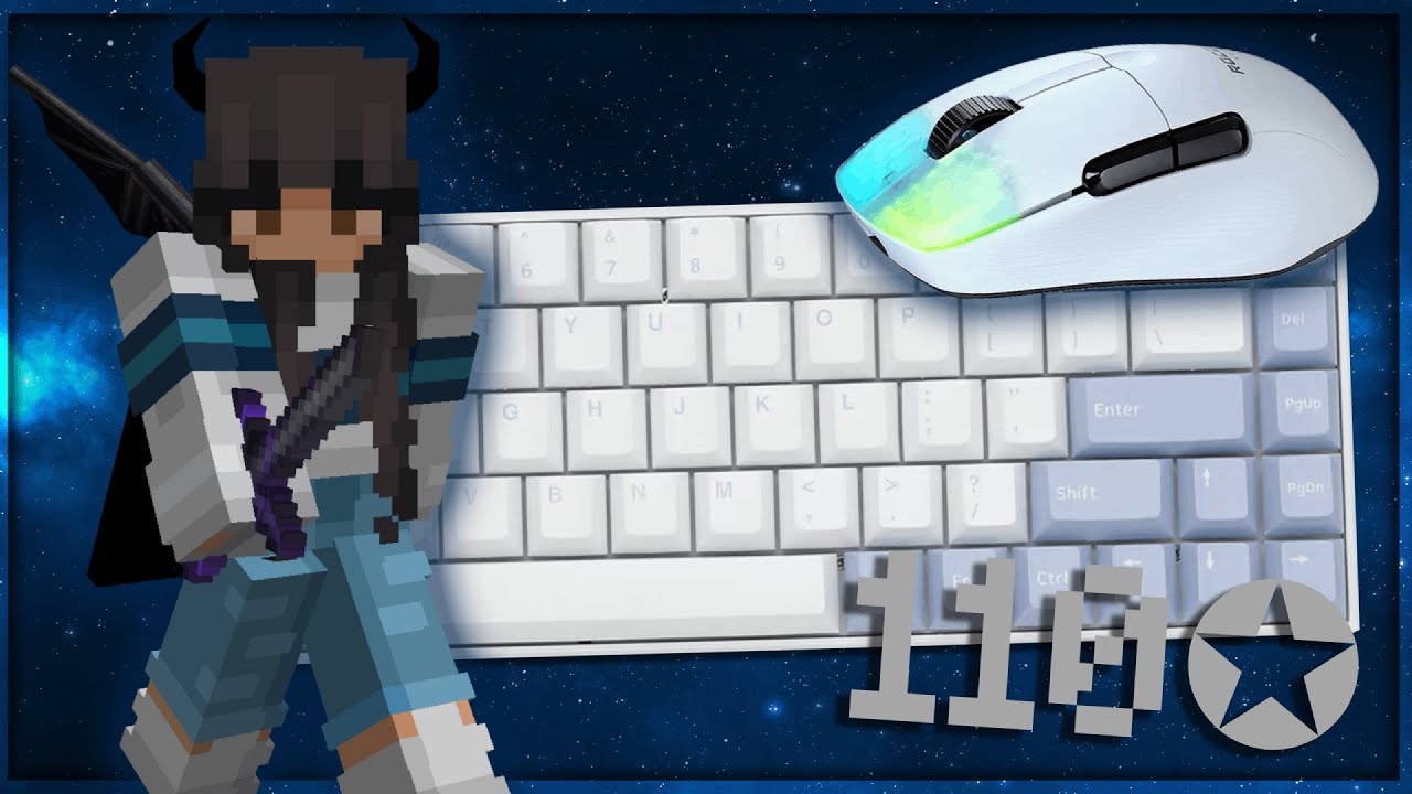 Clacky Keyboard + Mouse sounds ASMR | hypixel bedwars - YouTube