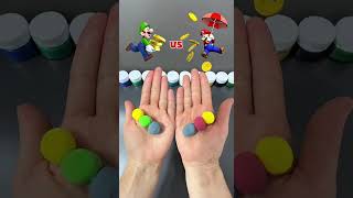 Super Mario Color Mixing👻 #satisfying #mario #clay #supermario #nintendo #shorts