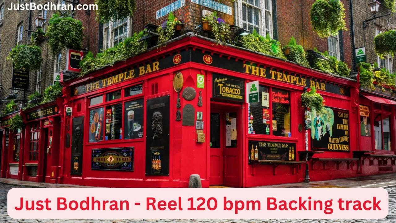 Just Bodhran Reel 120 bpm Backing track YouTube