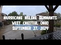 Hurricane Helene Remnants. West Chester, Ohio. September 27, 2024