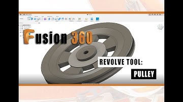 Fusion 360: Revolve Tool - Pulley
